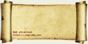 Danica Klincov vizit kartica